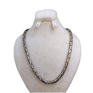 زنجیر نقره مردانه مدل gol 1178