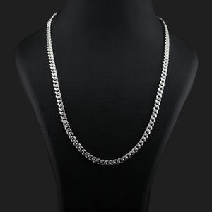 زنجیر نقره مردانه مدل کارتیر تراش c01