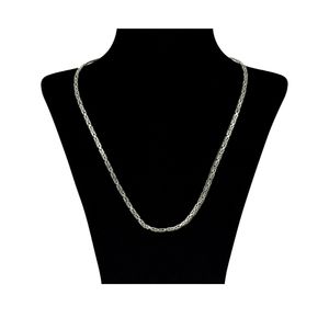 زنجیر نقره مردانه کد p650 سایز 18 گرم