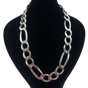 زنجیر نقره مردانه گالری ظهیرالدینی مدل فیگارو کد chm 49