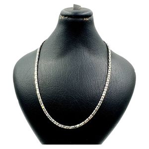 زنجیر نقره مردانه گیرا مدل g048