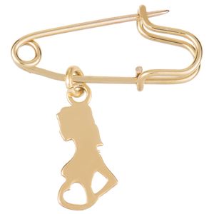 سنجاق سینه طلا 18 عیار رزا مدل pg07