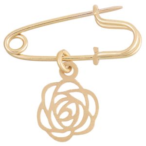 سنجاق سینه طلا 18 عیار رزا مدل pg11