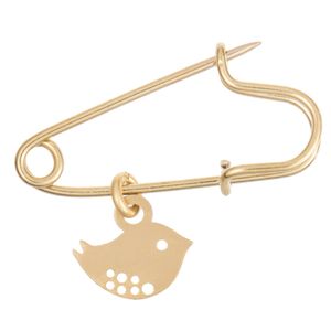 سنجاق سینه طلا 18 عیار رزا مدل pg14