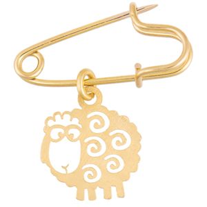 سنجاق سینه طلا 18 عیار رزا مدل pg19