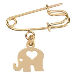 سنجاق سینه طلا 18 عیار رزا مدل pg23