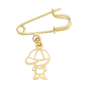 سنجاق سینه طلا 18 عیار رزا مدل pg25