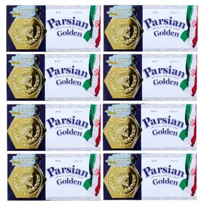 سکه طلا گرمی 18 عیار مدل پارسیان آفرینش کد k100 مجموعه 8 عددی