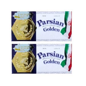 سکه گرمی طلا 18 عیار مدل پارسیان آفرینش مجموعه 2 عددی