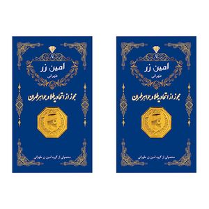 سکه گرمی طلا 18 عیار پارسیان امین زر مدل gl+004 بسته 2 عددی