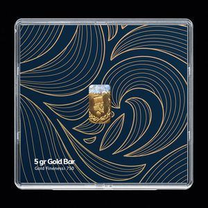 شمش طلا 18 عیار مدوپد مدل sg10008