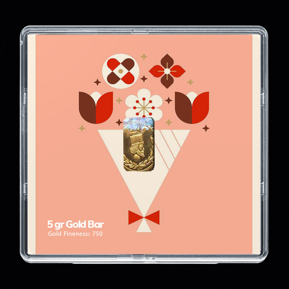 شمش طلا 18 عیار مدوپد مدل sg10017