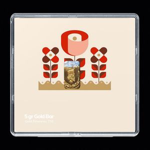 شمش طلا 18 عیار مدوپد مدل sg10018