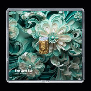 شمش طلا 18 عیار مدوپد مدل sg10056