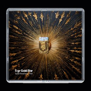 شمش طلا 18 عیار مدوپد مدل sg10073