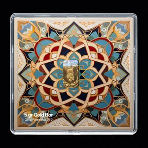 شمش طلا 18 عیار مدوپد مدل sg10076