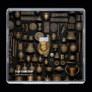 شمش طلا 18 عیار مدوپد مدل sg10097