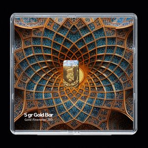 شمش طلا 18 عیار مدوپد مدل sg10100