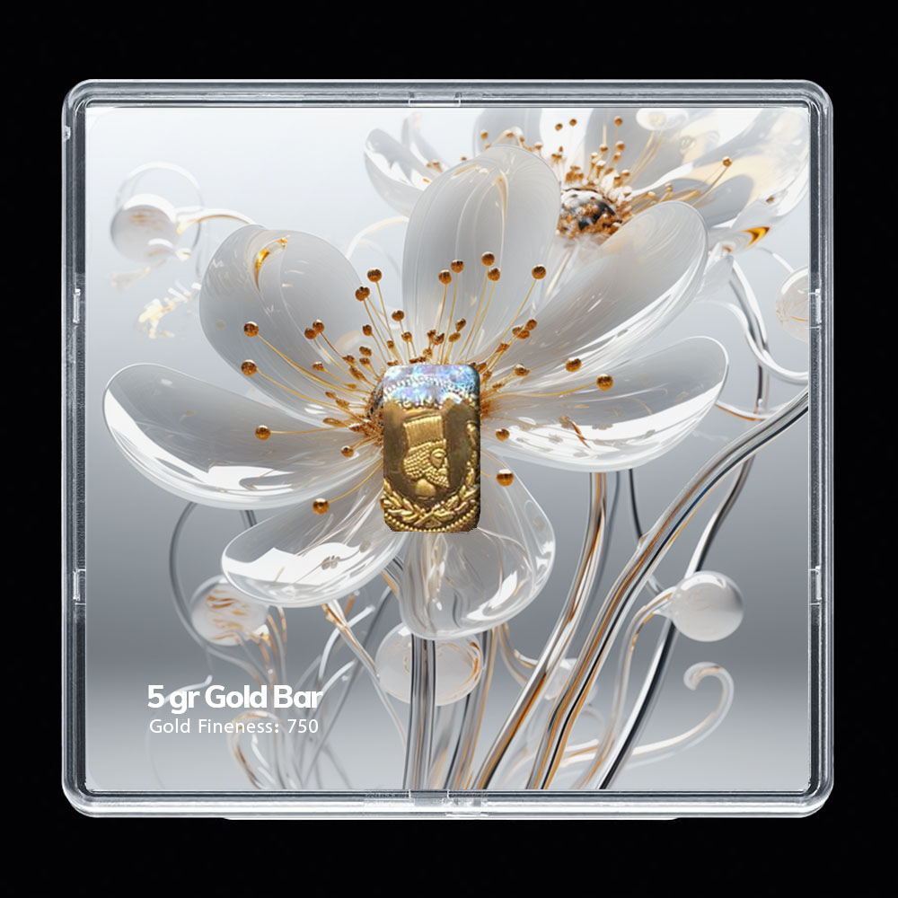 شمش طلا 18 عیار مدوپد مدل sg10104