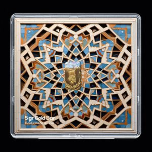 شمش طلا 18 عیار مدوپد مدل sg10107