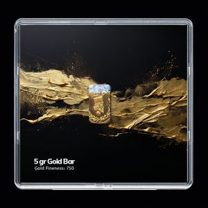 شمش طلا 18 عیار مدوپد مدل sg10115