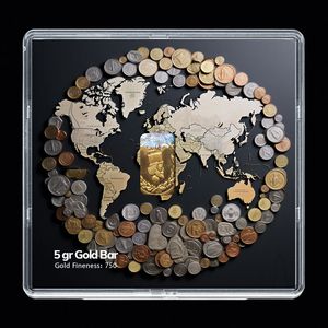 شمش طلا 18 عیار مدوپد مدل sg10122
