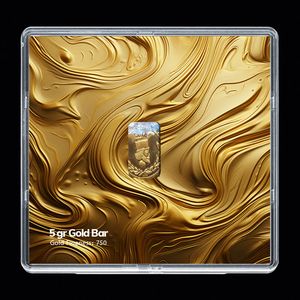 شمش طلا 18 عیار مدوپد مدل sg10136