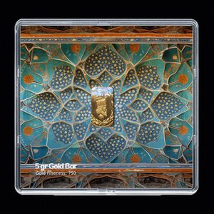 شمش طلا 18 عیار مدوپد مدل sg10142