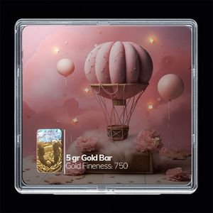 شمش طلا 18 عیار مدوپد مدل بالن کد sg10281