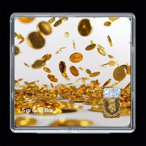 شمش طلا 18 عیار مدوپد مدل طلا کد sg11805