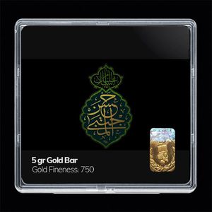 شمش طلا 18 عیار مدوپد مدل مذهبی کد sg11143