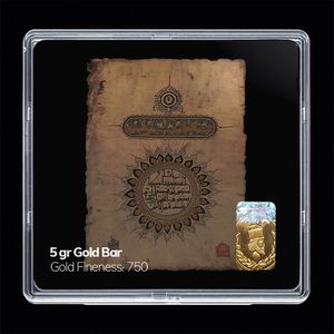 شمش طلا 18 عیار مدوپد مدل مذهبی کد sg11199
