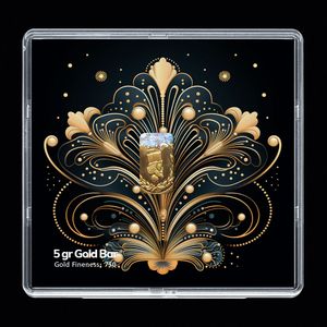 شمش طلا 18 عیار مدوپد مدل مینیاتور کد sg 10195