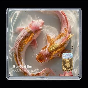 شمش طلا 18 عیار مدوپد مدل نوروز و سال نو کد sg11613