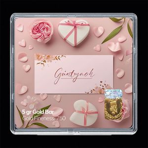 شمش طلا 18 عیار مدوپد مدل نوروز و سال نو کد sg11630