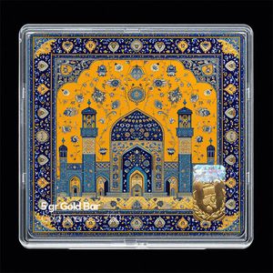شمش طلا 18 عیار مدوپد مدل نوروز و سال نو کد sg11653