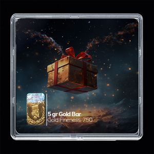 شمش طلا 18 عیار مدوپد مدل کادو کد sg10633