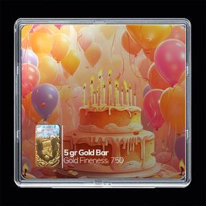 شمش طلا 18 عیار مدوپد مدل کیک کد sg10795