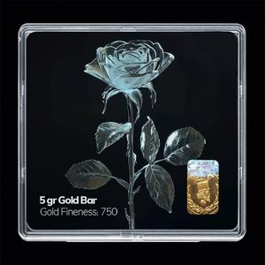 شمش طلا 18 عیار مدوپد مدل گل کد sg11777