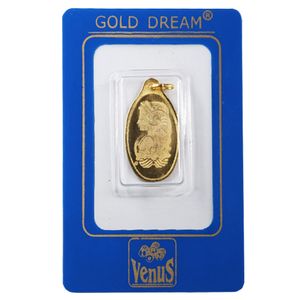 شمش طلا 18 عیار ونوس مدل 110