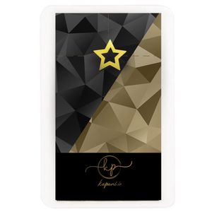 شمش طلا 18 عیار کاپانی مدل ستاره کد kc004