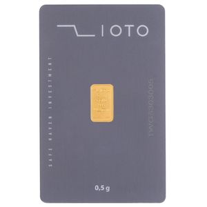 شمش طلا 24 عیار زیوتو مدل au p0.5