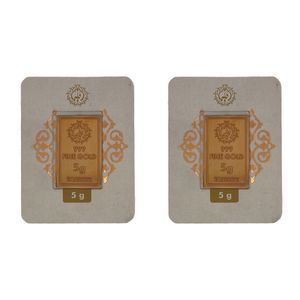 شمش طلا 24 عیار مدوپد مدل eg5 2 بسته 2 عددی