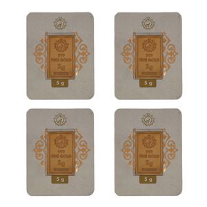 شمش طلا 24 عیار مدوپد مدل اقلیما کد eg5 4 بسته 4 عددی