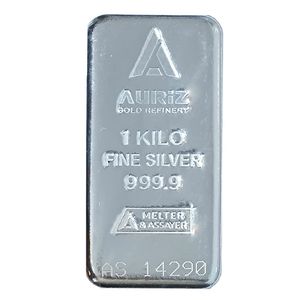 شمش نقره آوریز مدل 1000g