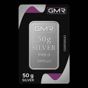 شمش نقره جی ام آر مدل gm50g