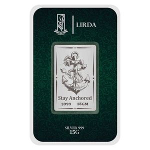 شمش نقره لیردا طرح لنگر 999 15 stay anchored
