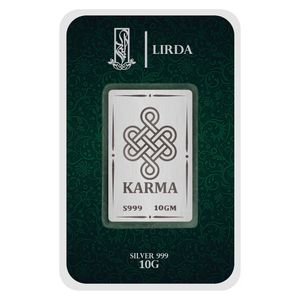 شمش نقره لیردا طرح کارما 999 10 karma