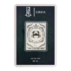شمش نقره لیردا مدل نماد ماه تیر 999