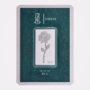 شمش نقره لیردا مدل گل رز 10 999